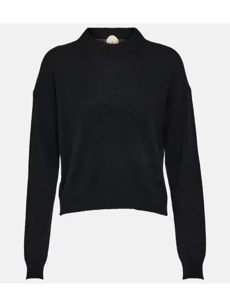 Volneni pulover Jardin Des Orangers črna