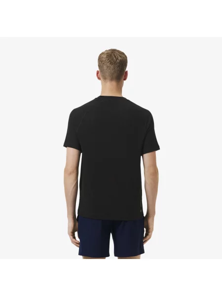 Lacoste Sportowa Koszulka Ultra Dry Ze Streczem czarna