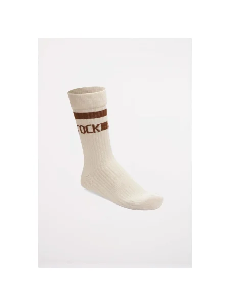 Zokni Birkenstock bézs
