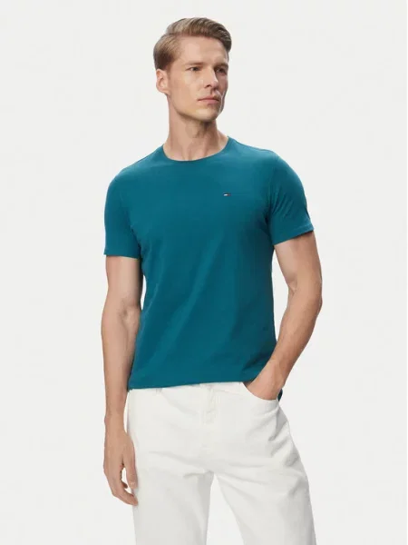 Tommy Jeans T-Shirt Σκούρο πράσινο