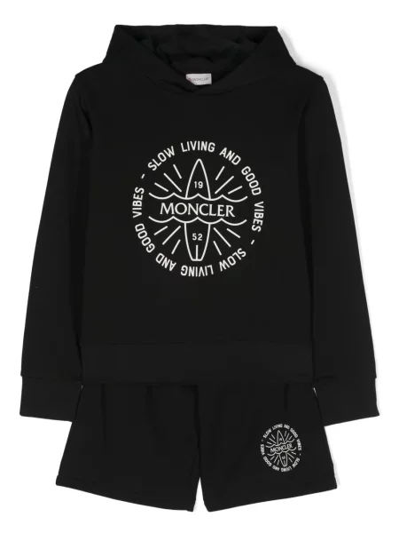 Szorty dziecięce Moncler Enfant czarne
