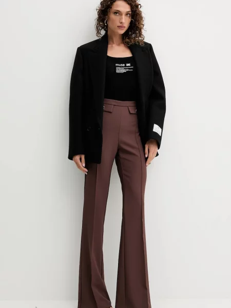 Топ з додаванням вовни Elisabetta Franchi чорний