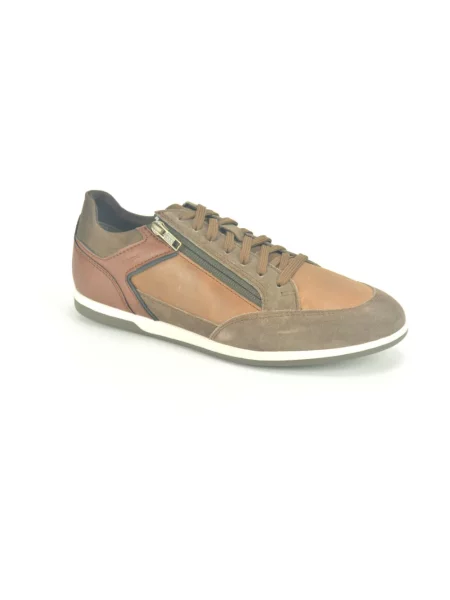 Sneakersy Geox brązowe