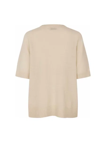 Sweter Masai z krótkim rękawem beżowy