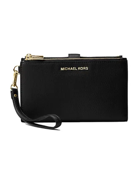 Portfel ze skóry naturalnej model ‘Jet Set’ Michael Michael Kors czarny