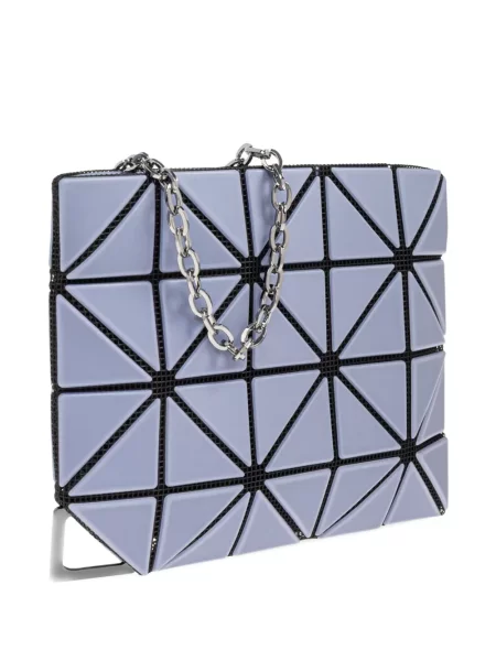 Portofel Bao Bao Issey Miyake cu imprimeu geometric gri