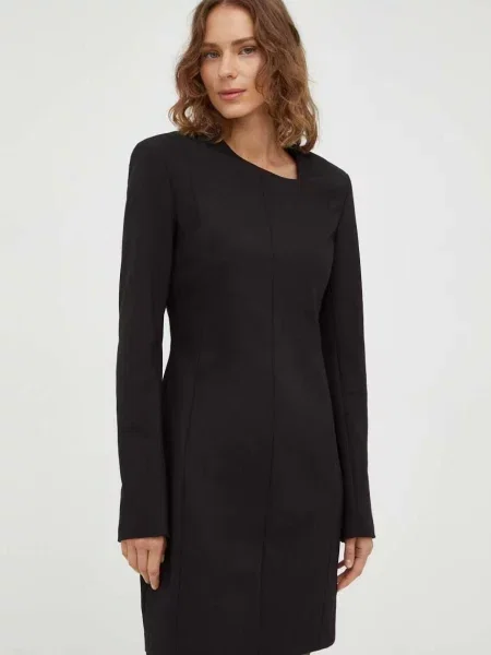 Tiger Of Sweden rochie mini drept negru