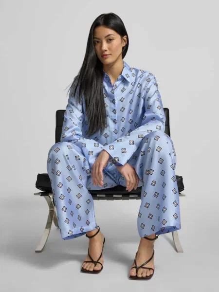 Spodnie z jedwabiu z czystego Jedwab model LADATTI' Mm By Max Mara