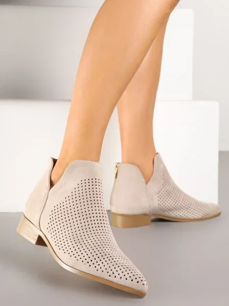 Botine Selanis deschis bej