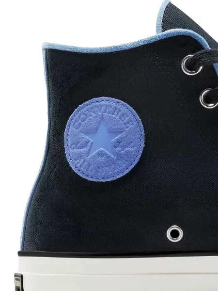 Бягане маратонки Converse Chuck 70 на платформе с принт бяло