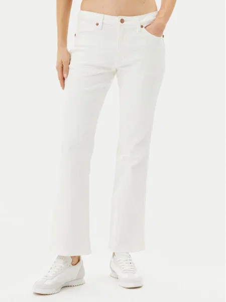 Wrangler Blugi Bootcut Fit alb