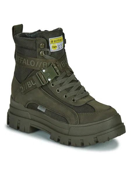 Bokacsizma Buffalo Aspha Laceup Mi khaki