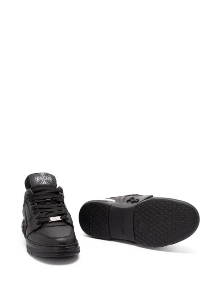 Sneakerși Philipp Plein din piele negru