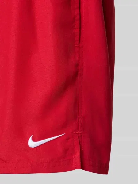 Kąpielówki Nike z autografem czerwone