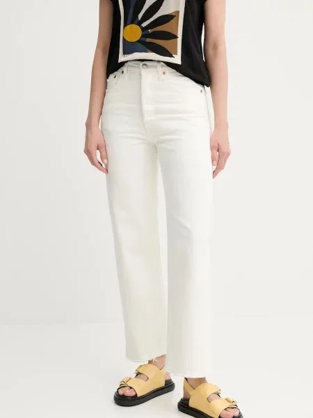 Levi's jeans RIBCAGE STRAIGHT ANKLE alb