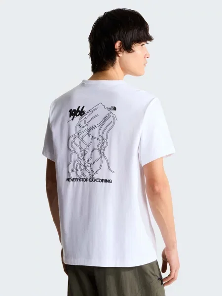 Футболка The North Face U NSE SLOPES RELAXED SHORT SLE білий