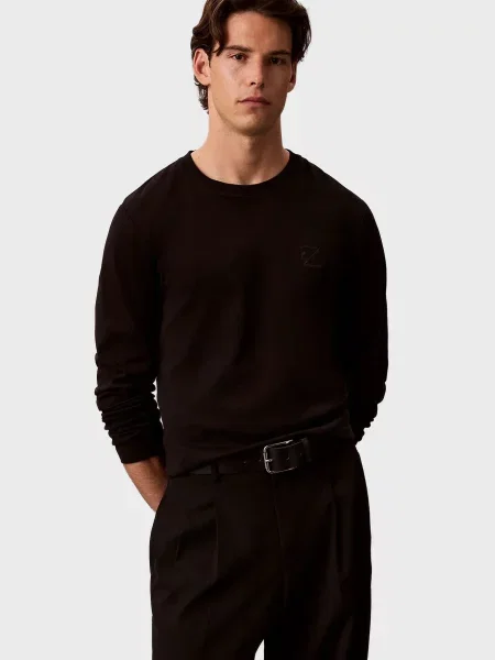 Лонгслів Calvin Klein чорний