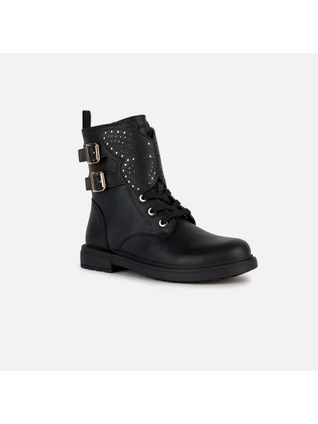 Buty do kostki Geox o krotszym kroju czarne
