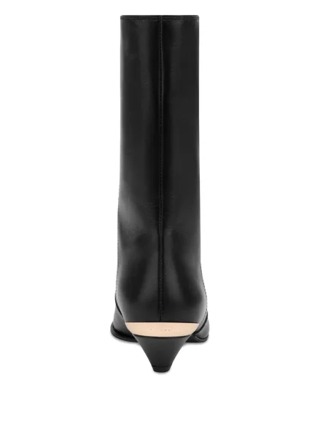 Botine Love Moschino din piele negru