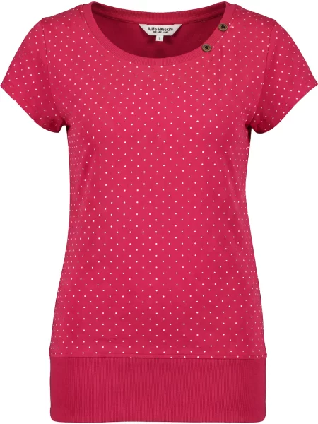 Alife & kickin Tricou BirteAK P roz zmeură alb