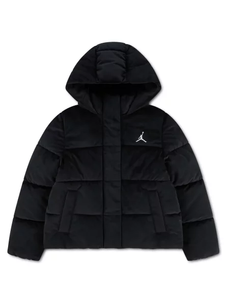 Kurtka Jordan Jdg Velvet Puffer Dzieci czarna