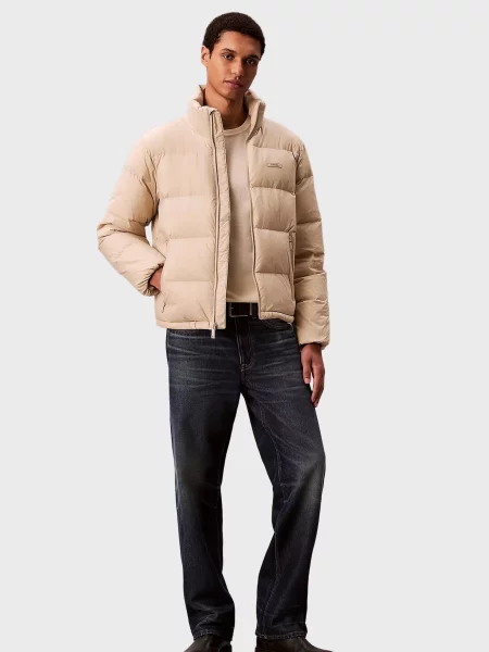 Пуховик Calvin Klein бежевий