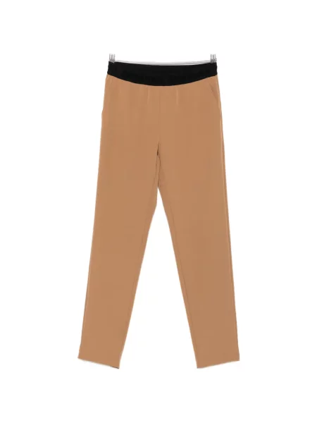 Pantaloni Ermanno Firenze cu autograf maro