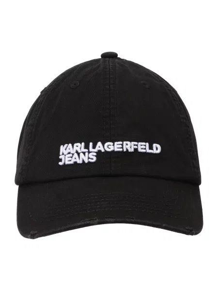 Karl Lagerfeld Jeans Șapcă Negru alb
