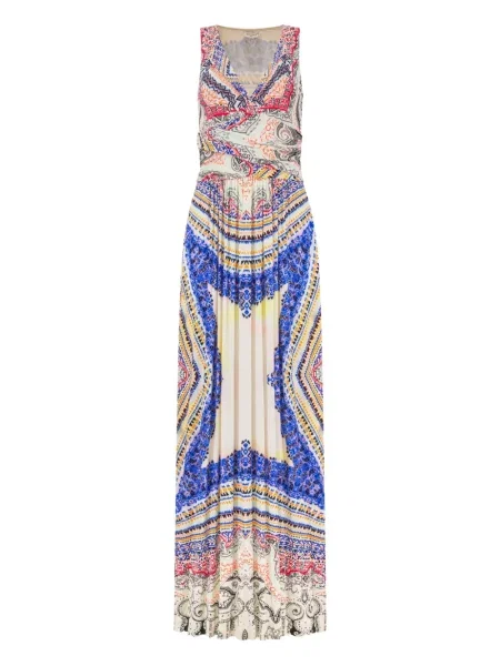 Rochie Etro cu imagine cu imprimeu abstract de costum alb