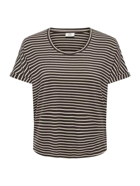 JDY Tricou JDYSISSY maro închis alb