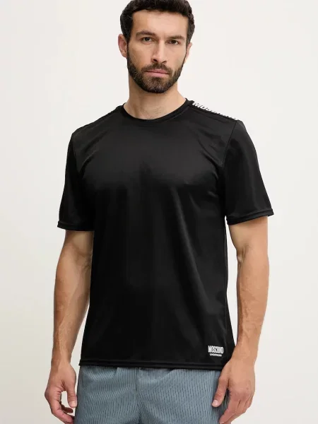 Moschino Underwear pizsama póló fekete