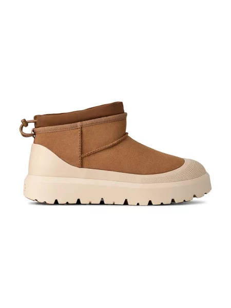 UGG cizme de iarnă Cl Ultra Mini Weather Hybrid maro bej