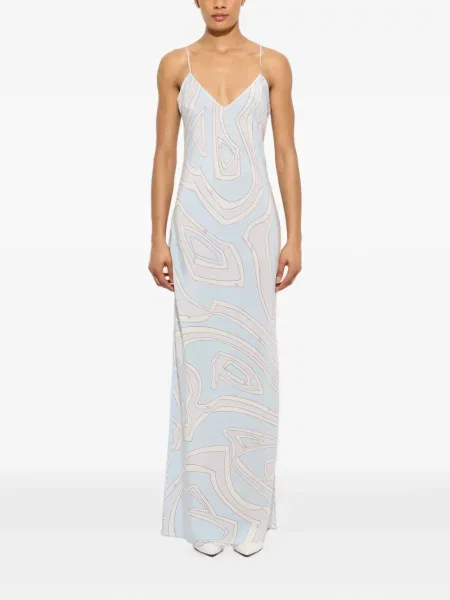 Rochie Pucci cu imagine albastru