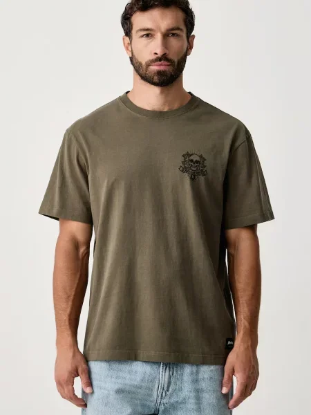 Hurley T-shirt Built Eagle zielona