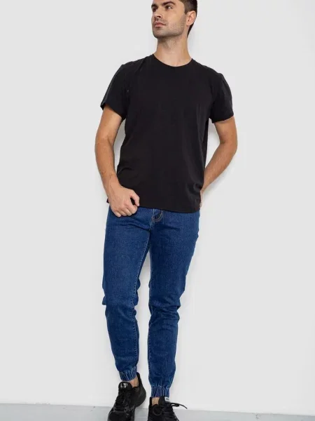 Бойфренди Ager бавовна/поліестер синій