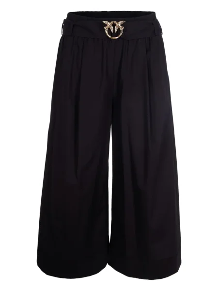 Pantaloni scurți Pinko cu cataramă negru