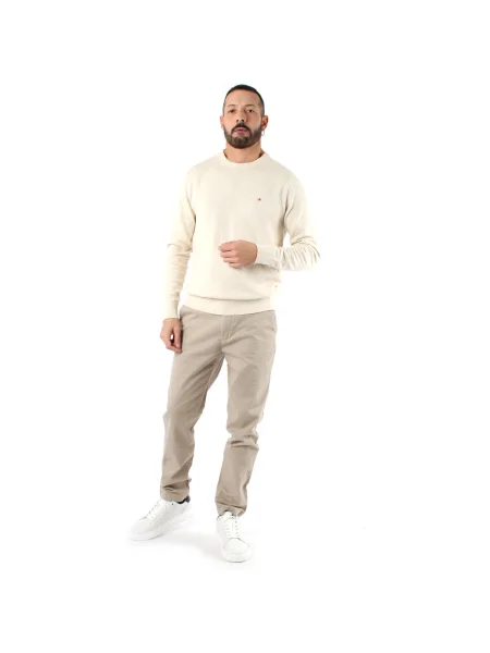 Tommy Hilfiger Pulover cu adaos de lână bej