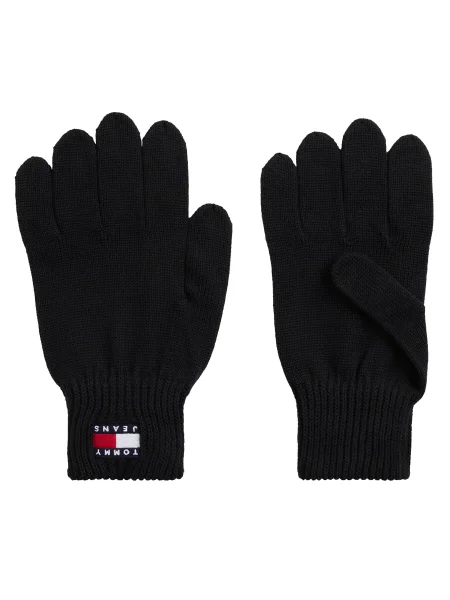 Pánske rukavice Tommy Hilfiger Heritage čierna