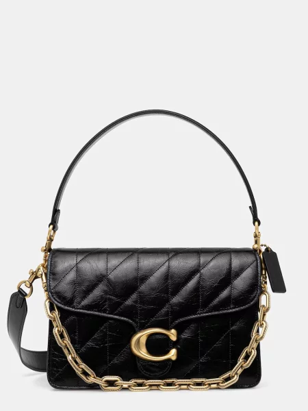 Colier Coach din piele negru