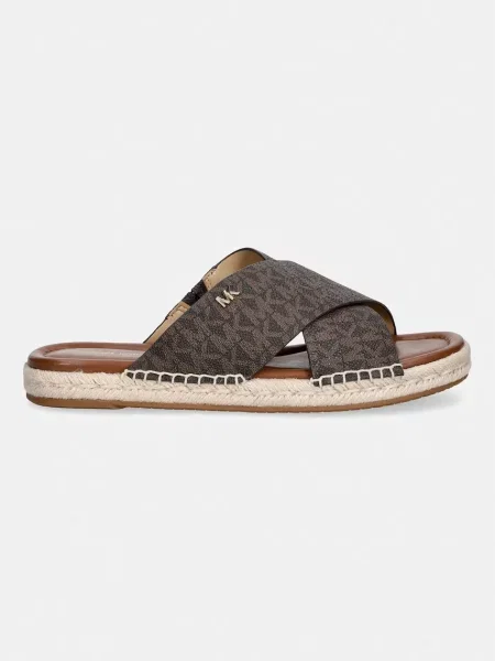 Michael Kors Șlapi KENZIE maro