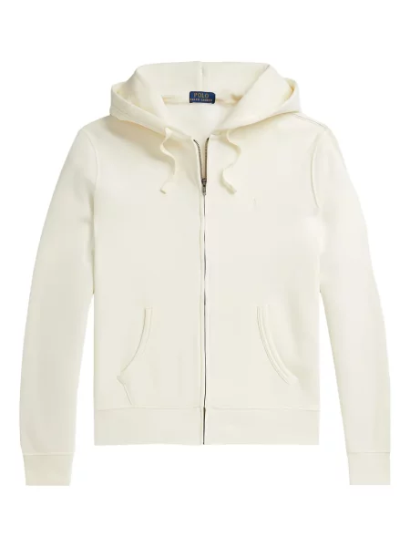 Вълнен суичър с качулка Polo Ralph Lauren с качулка черно