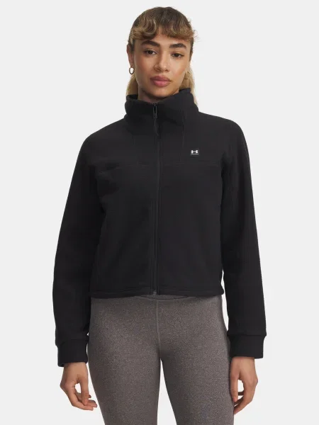 Hanorac din fleece Under Armour din fleece negru