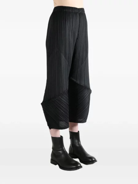 Pantaloni Pleats Please Issey Miyake negru