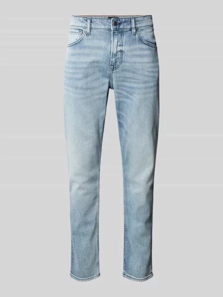 Jeans o kroju slim fit z mieszanki bawełny z dodatkiem lyocellu Model ONYX BO' Boss Orange niebieskie