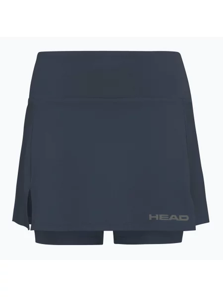 Spódnica tenisowa HEAD Club Basic Skort navy granatowa
