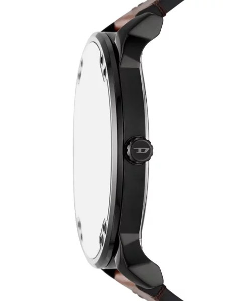 DIESEL Ceas analogic MR. DADDY / negru maro