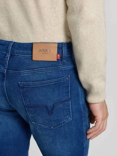 Jeansy o kroju regular fit z 5 model „Mitch” Joop! Jeans niebieskie