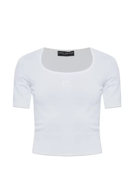 Tricou Dolce & Gabbana cu autograf alb