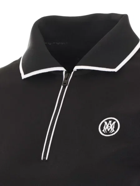 Polo Amiri με κέντημα μαύρο