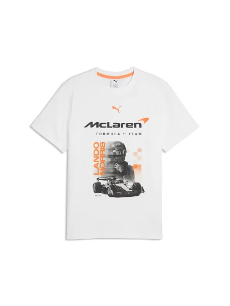 PUMA koszulka McLAREN RACING Norris Akcesoria S biały
